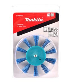 Cepillo de Nylon para Taladro Makita 100mm Tipo Flap Fino
