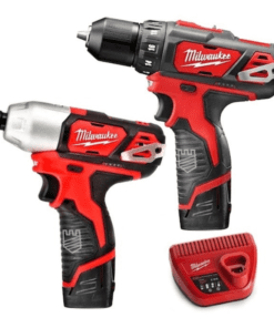 Combo Taladro y Atornillador Milwaukee 12v con cargador y 2 baterias
