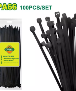 Set de 100 precintos negros 100mm DYLLU DTTEB510025