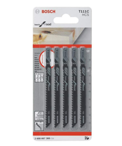 Hoja Sierra Caladora Bosch T111C x 5u para Madera