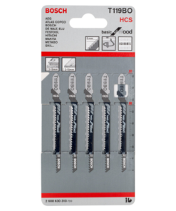 Hoja Sierra Caladora Bosch T119BO x 5u para Madera