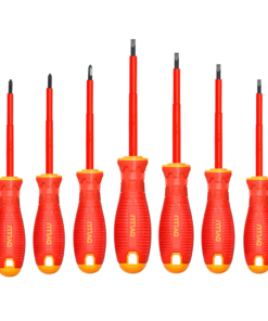 Set de 7 Destornilladores Aislados Cr-V DYLLU DTSS7407